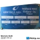 Wartsilä 9L20 — Manufacturer: Wärtsilä, Model: 9L20, Manufacturers part number: 1550W9L20, Alternative part number: Wärtsilä Auxpac 1550W9L20, Serial number: Four different: 8713, 8714, 8715 and 8716, Performance specification: 171043, Year: 1998, HP: 2052, kW: 1530, RPM: 900, Running Hours: See text, Cylinder bore: 200 mm, Piston Stroke: 280 mm, Number of cylinders: 9, Displacement: 78,17 Liter, Cylinder configuration: In line, Rotation direction: CW - Clockwise seen from aft, Turbo model: ABB TPS57E01, Class: DNV, Generator end type: Marelli Motori M7BM 630 MD 8 code M7B6364SA021Z4, Amps: 1549, Volt: 690, HZ: 60, kVA: 1851, cos φ: 0,8