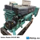 Volvo Penta D12-E MG — Manufacturer: Volvo Penta, Model: D12-E MG, Arrangement number: Engine chassis ID 124496, Serial number: 1012647756, Year: Delivered new from Volvo Penta 10 December 2009., HP: 422 @ 1500 rpm  | 503 @ 1800 rpm, kW: 310 kW @ 1500 RPM / 370 kW @ 1800 RPM, RPM: 1800 (1500 rpm possible), Cylinder bore: 131 mm, Piston Stroke: 150 mm, Number of cylinders: 6, Displacement: 12,13 Liter, Cylinder configuration: In line, Rotation direction: CCW - Counter clockwise seen from aft, Fuel Type: Diesel, Injection pump type: Common rail, Class: Germanischer Lloyd, Weight: 3152 kg, Generator end type: Stamford HCM534C1, Amps: 531, Volt: 460 / 480, HZ: 60 (50 Hz possible), kVA: 368, cos φ: 0,8