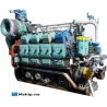 B&W Alpha  8V23L — Manufacturer: B&W Alpha, Model: 8V23L, Performance specification: License built by Equipamentos Villares, Brazil, Year: 1977, HP: 1240, kW: 925, Number of cylinders: 8, Cylinder configuration: V-engine