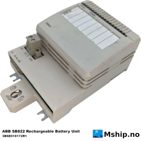 ABB SB822 Rechargeable Battery Unit — Manufacturer: ABB, Model: SB822 Rechargeable Battery Unit, Manufacturers part number: 3BSE018172R1, Weight: 0,55 Kg