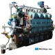 B&W Alpha  8V23L — Manufacturer: B&W Alpha, Model: 8V23L, Performance specification: License built by Equipamentos Villares, Brazil, Year: 1977, HP: 1240, kW: 925, Number of cylinders: 8, Cylinder configuration: V-engine