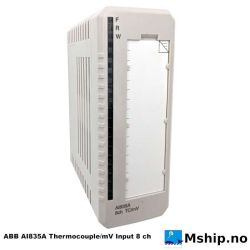 ABB AI835A Thermocouple/mV Input 8 ch    https://mship.no