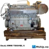 Deutz MWM TD604BL 6 — Manufacturer: MWM, Model: TD604BL 6, Serial number: 604.06.010226, Year: 1994, HP: 299, kW: 220, RPM: 1340, Cylinder bore: 170 mm, Piston Stroke: 195 mm, Number of cylinders: 6, Displacement: 26.56 Liter, Cylinder configuration: In line, Rotation direction: CCW - Counter clockwise seen from aft, Fuel Type: Diesel