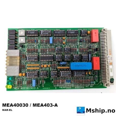 MAR-EL MEA40030 / MEA403-A — Manufacturer: MAR-EL  Brunvoll, Model: MEA40030 / MEA403-A, Manufacturers part number: 331AA040300