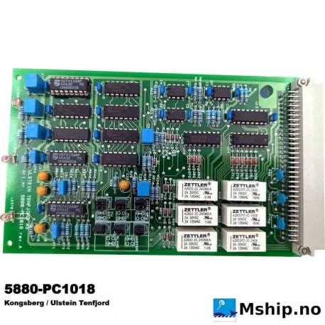 Rolls-Royce marine 5880-PC1018 — Manufacturer: Kongsberg / Rolls-Royce marine, Model: 5880-PC1018, Manufacturers part number: dep. Stearing Gears-Tenfjord, Other: Sticker on PCB: E5801-CS-SEL-01 725034
