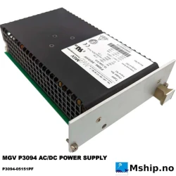 MGV P3094 AC/DC POWER SUPPLY — Manufacturer: MGV Stromversorgungen, Model: P3094-05151PF, Manufacturers part number: 15.7240.512, Volt: See photo above with details.