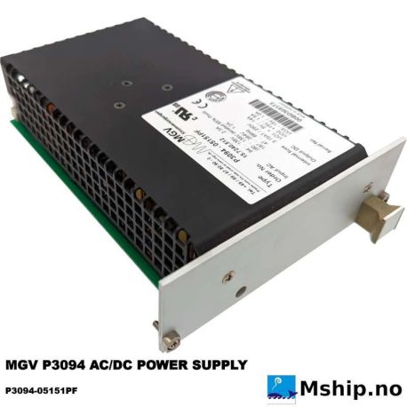 MGV P3094 AC/DC POWER SUPPLY — Manufacturer: MGV Stromversorgungen, Model: P3094-05151PF, Manufacturers part number: 15.7240.512, Volt: See photo above with details.