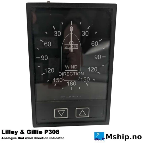 Lilley & Gillie P308 — Manufacturer: Lilley & Gillie, Model: Walker P308, Manufacturers part number: P308, Other: NMEA SENTENCE  MWD (Wind Speed and Angle)
WIND DIRECTION 0-180-0, Weight: 400 grams, Volt: 24V DC