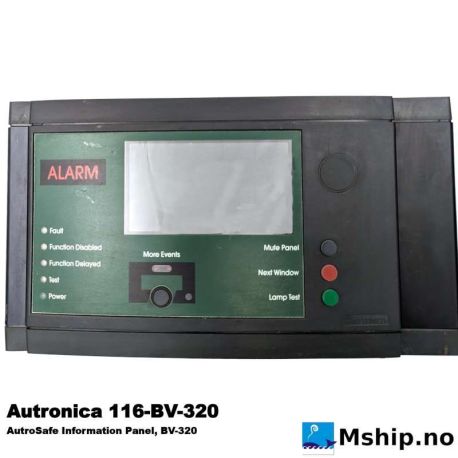 Autronica 116-BV-320 — Manufacturer: Autronica, Model: 116-BV-320, Manufacturers part number: 116-KIT-BV-320/500, Other: fitted with Display Board BSR-310C, Weight: 2,2 kg