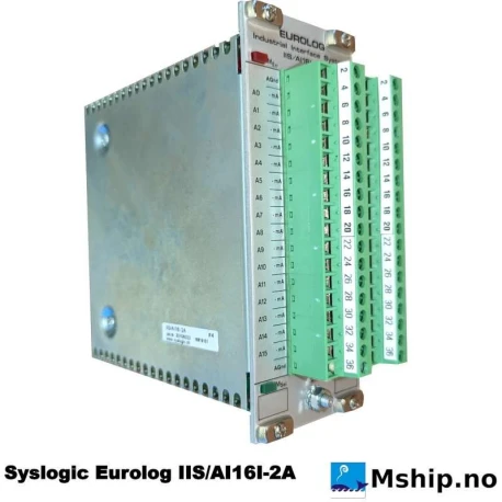 Syslogic Eurolog IIS/AI16I-2A — Manufacturer: SYSLOGIC EUROLOG, Model: IIS/AI16I-2A, Weight: 0,62 kg