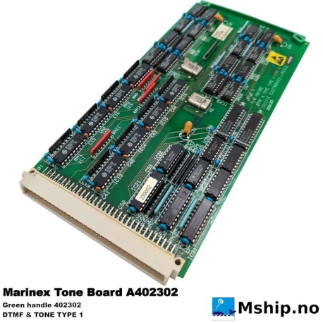Marinex  A402302 Tone Board — Manufacturer: Marinex, Model: Analogue Tone Board A402302, Manufacturers part number: 402302, Arrangement number: Green handle 402302, Performance specification: DTMF & TONE TYPE 1, Weight: 0,3 kg