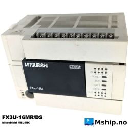 Mitsubishi FX3U-16MR/DS    https://mship.no