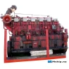 Callesen Diesel  427 FTK-G — Manufacturer: Callesen, Model: 427 FTK-G, Serial number: 5027, Year: 1992, HP: 690, kW: 508, RPM: 425, Cylinder bore: 270 mm, Piston Stroke: 400 mm, Number of cylinders: 6, Cylinder configuration: In line, Rotation direction: CCW, Gear ratio: 1:!