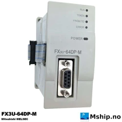 Mitsubishi FX3U-64DP-M — Manufacturer: Mitsubishi, Model: FX3U-64DP-M, Weight: 0,16 kg, Volt: 24 V DC