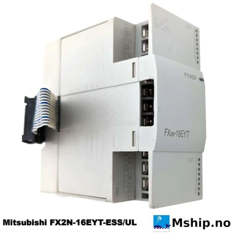 Mitsubishi FX2N-16EYT-ESS/UL — Manufacturer: Mitsubishi, Manufacturers part number: FX2N-16EYT-ESS/UL, Weight: 0,2 kg, Volt: 24V DC
