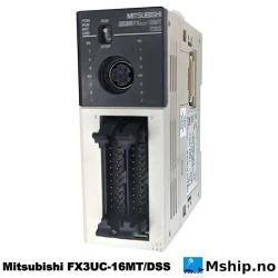 Mitsubishi FX3UC-16MT/DSS — Manufacturer: Mitsubishi, Manufacturers part number: FX3UC-16MT/DSS, Weight: 160 gram.