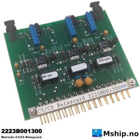 Wärtsilä 2223B001300 C3/C5 Relaycard — Manufacturer: Wärtsilä, Model: C3/C5 Relaycard , Manufacturers part number: 2223B001300
