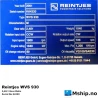 Reintjes WVS 930 — Manufacturer: REINTJES, Model: WVS 930, Manufacturers part number: WVS930, Serial number: K64320, Performance specification: M, Year: 2001, HP: 2457, kW: 1840, RPM: In 1800 rpm. Out 726 RPM, Rotation direction: In: CCW, Out: CW, Class: Germanischer Lloyd, Weight: 1040 kg., Gear type: FP  - normal reverse gear for fixed propeller blades, Gear ratio: 2,481:1