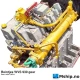 Reintjes WVS 930 — Manufacturer: REINTJES, Model: WVS 930, Alternative part number: WVS930, Serial number: K64323, Performance specification: M, Year: 2001, HP: 2457, kW: 1840, RPM: In 1800 rpm. Out 726 RPM, Rotation direction: In: CCW, Out: CCW, Class: Germanischer Lloyd, Weight: 1040 kg., Gear type: FP  - normal reverse gear for fixed propeller blades, Gear ratio: 2,481:1