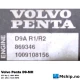 Volvo Penta D9-MH — Manufacturer: Volvo Penta, Model: D9-MH, Manufacturers part number: D9-355, Arrangement number: D9A R1/R2, Serial number: 1009108156 / 1009108161
Two identical engines available, Performance specification: 869346, Year: 2005, HP: 355, kW: 261, RPM: 1800, Cylinder bore: 120 mm, Piston Stroke: 138 mm, Number of cylinders: 6, Displacement: 9.36 L, Cylinder configuration: In line, Rotation direction: CCW - Counter clockwise seen from aft, Fuel Type: Diesel, Other: EPA TIER II, Weight: 1150 kg