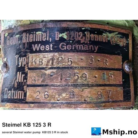 Steimel KB 125 3R    https://mship.no