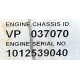 Volvo Penta  D12-715 — Manufacturer: Volvo Penta, Model: D12-715, Serial number: 1012539040, Performance specification: D12D MP, Year: 2005, HP: 715, kW: 526, RPM: 2300, Running Hours: 8500, Cylinder bore: 131 mm, Piston Stroke: 150 mm, Number of cylinders: 6, Displacement: 12,1 Liter, Cylinder configuration: In line, Rotation direction: CCW - Counter clockwise seen from aft, Injection pump type: Electronic Unit Injectors, one per cylinder,
vertically positioned at the center in between
the four valves, Weight: 1400 kg dry weight, Amps: 410, Volt: 440, HZ: 60, kVA: 312, Gear type: Not included - optional