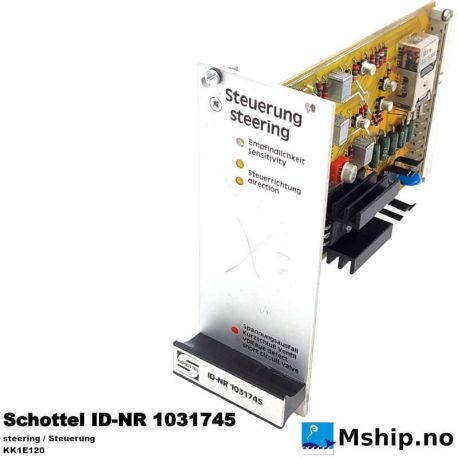 Schottel ID-NR 1031745 steering / Steuerung    https://mship.no