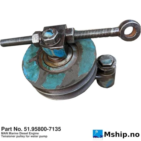 51.95800-7135 Tensioner pulley for water pump — Manufacturer: MAN, Model: Used on MAN 284X series engines., Manufacturers part number: 51.95800-7135
