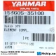 Yanmar 153605-35100 Element compl — Manufacturer: Yanmar, Model: Lube oil filter elemet NOTCH-WIRE, Manufacturers part number: 153605-35100, Alternative part number: 15360535100, Other: 15360535100