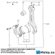 Yanmar 753605-23012-C ROD ASSY, CONNECTING — Manufacturer: Yanmar, Model: N280, ROD ASSY, CONNECTING, Manufacturers part number: 753605-23012-C, Alternative part number: 75360523012C 75360523012
