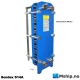 Sondex S14a plate heat exchanger — Manufacturer: SONDEX, Model: S14a, Manufacturers part number: S14A ST 16 30 TMTL97, Alternative part number: S14AST1630TMTL97, Year: 2008, kW: Nominal capacity 180 kW, m³ /h, cubic meter per hour capacity: 437/596, Capacity, Nominel kilocalorie per hour (kcal/h): 154772, Heat Transfeer Surface m² : 4,2 m2, Working pressure BAR: 6