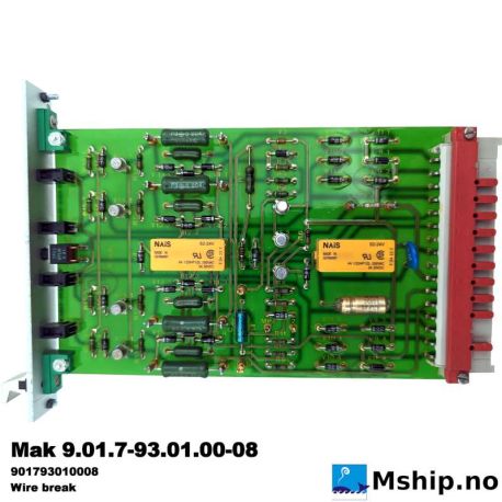 Mak 9.01.7-93.01.00-08 Wire break — Manufacturer: MaK, Model: 9.01.7-93.01.00-08, Manufacturers part number: 901793010008