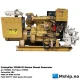 Caterpillar 3304B DI Marine Diesel Generator — Manufacturer: Caterpillar, Model: 3304B DI, Arrangement number: 1W3884, Serial number: 83Z04280, Performance specification: OT5638, HP: 77, kW: 57, RPM: 1500  (1800 rpm possible), Cylinder bore: 121, Piston Stroke: 152, Number of cylinders: 4, Displacement: 6,991 Liter, Cylinder configuration: In line, Rotation direction: CCW - Counter clockwise seen from aft, Fuel Type: Diesel, Other: Fitted with Funk Model 28211 DK172  triple pump drive gear, Generator end type: Caterpillar SR4, serial number 5AA04624Arrangement Number 4W8963, Amps: 95, Volt: 380 (440V possible), HZ: 50 (60 Hz possible), kVA: 63, cos φ: 0,8