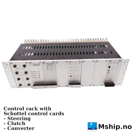 Control rack with Schottel system cards