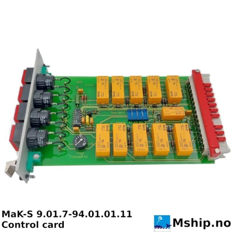 MaK-S 9.01.7-94.01.01.11 Control card — Manufacturer: MaK, Manufacturers part number: S 9.01.7-94.01.01.11, Alternative part number: 901794010111
