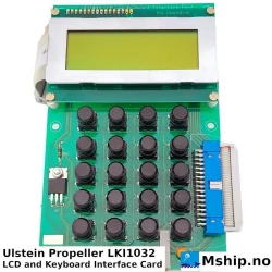Ulstein Propeller LKI1032 LCD and Keyboard Interface Card — Manufacturer: ULSTEIN PROPELLER, Model: LCD and Keyboard Interface Card, Manufacturers part number: LKI1032, Serial number: ED17384