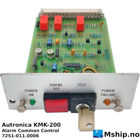 Autronica KMK-200 — Manufacturer: Autronica, Model: KMK-200, Manufacturers part number: 7251-011.0006, Alternative part number: 72510110006