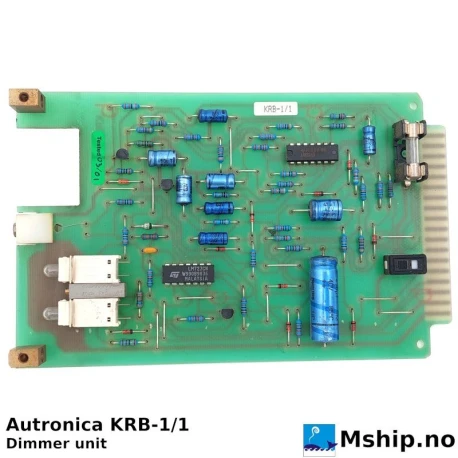 Autronica KRB-1/1 — Manufacturer: Autronica, Model: KRB-1/1, Manufacturers part number: 7225-029.0002, Alternative part number: 72250290002