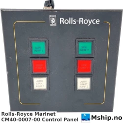 Rolls-Royce Marine  CM40-0007-00 Control Panel — Manufacturer: Rolls-Royce marine, Model: Control Panel, Manufacturers part number: CM40-0007-00, Alternative part number: 5880-PC1022 / 240987