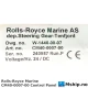 Rolls-Royce Marine  CM40-0007-00 Control Panel — Manufacturer: Rolls-Royce marine, Model: Control Panel, Manufacturers part number: CM40-0007-00, Alternative part number: 5880-PC1022 / 240987