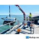 20 meter SWATH survey vessel — Manufacturer: 20 meter SWATH survey vessel, Model: 20 meter Swath Catamaran, Year: 2014, Fuel Type: Diesel, Class: Norwegian maritime authority, Other: Yard: CTRUCK LTD, Essex,  UK., Weight: 32 Tonnes, Passengers: 12, Length Overall LOA Meter: 20,2 meter, Molded Breadth Meter: 7,5 meter, Design Draft Meter: 1,47 meter, Draft (Maximum) Meter: 1,9 meter, Cargo Deck Area:: Fwd deck space 37m² max. Aft deck space 34m² max, Deck Cargo Capacity:: 16 ton, Fuel Oil:: 4000 liter, ACCOMMODATIONS:: Galley, shower, toilet., Main Engines:: 2 x 650 hp Cummins QSM 11, Total Propulsion HP:: 1300 hp, Propulsion:: 2 x Rolls-Royce 36 A3, LIFESAVING EQUIPMENT: According to requirement., Deck strenght m  ²: 1t/m², Maximum speed: 19 knot, Economical speed: 15, Fuel consumption: abt 54 liter / hr @ survey speed 10 knot. abt 20 litre / hr @ survey speed 5 knot, ROV: Sperre SUB-fighter 10K ROV, Max depth 1000 m, 1000m tether, stabilizer system: Naiad Dynamics hydraulic stabilizers