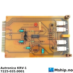Autronica KRV-1 — Manufacturer: Autronica, Model: KRV-1, Manufacturers part number: 7225-035.0001, Alternative part number: 72250350001