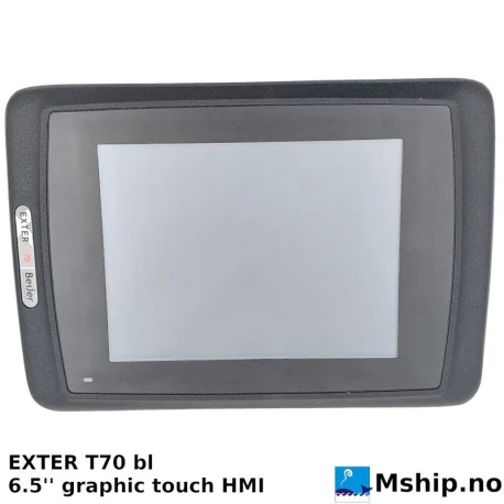 EXTER T70 bl 6.5'' graphic touch HMI — Manufacturer: Beijer Electronics, Model: EXTER T70, Manufacturers part number: 602220033, Alternative part number: 0617D, Serial number: 157459-037