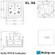 DEIF XL96  Analouge PITCH Bridge Indicator    https://mship.no
