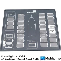 Norselight NLC-24 w/ Karismar Panel Card 8/40 — Manufacturer: Norselight, Model: NLC-24 / 8/40, Manufacturers part number:  250504, Alternative part number: 01/00/02/A1