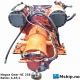 Nogva HC-258 — Manufacturer: Nogva, Model: HC-258, Alternative part number: HC258, Serial number: 2344, Other: Fitted with two PTO, Weight: 660 Kg, Gear type: Non Reversing Gearbox  CPP  - to be used with controllable pitch propeller, Gear ratio: 4,45:1