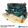 Volvo Penta D12D-A MP — Manufacturer: Volvo Penta, Model: D12D-A MP, Manufacturers part number: 869186, Arrangement number: Bell housing SAE 2, Serial number: 1012454370 and 1012454432, Year: Delivery date 26 April 2005, HP: 550 @ 1800 rpm / 715 @ 2300 rpm., kW: 526 kW @ 715 rpm, RPM: 1800 / 2300, Running Hours: About 4500 since full overhaul  / about 19500 since new., Cylinder bore: 131 mm, Piston Stroke: 150 mm, Number of cylinders: 6, Displacement: 12,13 Liter, Cylinder configuration: In line, Rotation direction: CCW - Counter clockwise seen from aft, Fuel Type: Diesel ASTM-D975 1-D & 2-D, EN 590 or JIS KK 2204, Class: The engine complies with IMO NOx, SAV, US EPA Tier 2, EU RCD and EU IWW, Other: EIAPP documentation for 550 HP rating included with each engine., Weight: 1400 kg without gear / Dry weight with reverse gear ZF325A-EB 1570 kg., Gear type: ZF325 A-EB available - sold separately, Gear ratio: 1.733:1