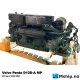 Volvo Penta D12D-A MP — Manufacturer: Volvo Penta, Model: D12D-A MP, Manufacturers part number: 869186, Arrangement number: Bell housing SAE 2, Serial number: 1012454370 and 1012454432, Year: Delivery date 26 April 2005, HP: 550 @ 1800 rpm / 715 @ 2300 rpm., kW: 526 kW @ 715 rpm, RPM: 1800 / 2300, Running Hours: About 4500 since full overhaul  / about 19500 since new., Cylinder bore: 131 mm, Piston Stroke: 150 mm, Number of cylinders: 6, Displacement: 12,13 Liter, Cylinder configuration: In line, Rotation direction: CCW - Counter clockwise seen from aft, Fuel Type: Diesel ASTM-D975 1-D & 2-D, EN 590 or JIS KK 2204, Class: The engine complies with IMO NOx, SAV, US EPA Tier 2, EU RCD and EU IWW, Other: EIAPP documentation for 550 HP rating included with each engine., Weight: 1400 kg without gear / Dry weight with reverse gear ZF325A-EB 1570 kg., Gear type: ZF325 A-EB available - sold separately, Gear ratio: 1.733:1
