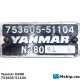 Yanmar N280  753605-51104 — Manufacturer: Yanmar, Model: Injection pump N280, Manufacturers part number: 753605-51104, Alternative part number: 75360551104