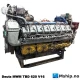 Deutz MWM TBD 620 V16 — Manufacturer: Deutz, Model: TBD 620 V16, Serial number: 2201953 and 2201954, Year: 2000, HP: 2501, kW: 1840 @1800 rpm, Cylinder bore: 170 mm, Piston Stroke: 195 mm, Number of cylinders: 16, Displacement: 70,8 Liter, Cylinder configuration: V-engine, Rotation direction: CCW - Counter clockwise seen from aft, Fuel Type: Diesel, Turbo model: ABB RR151-14    Two turbos, Class: Germanischer Lloyd, Weight: 6200 Kg